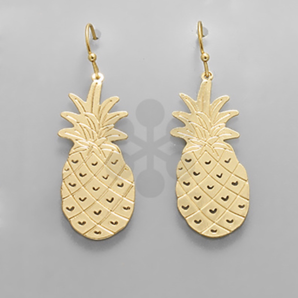 Heart Pineapple Earrings 45$